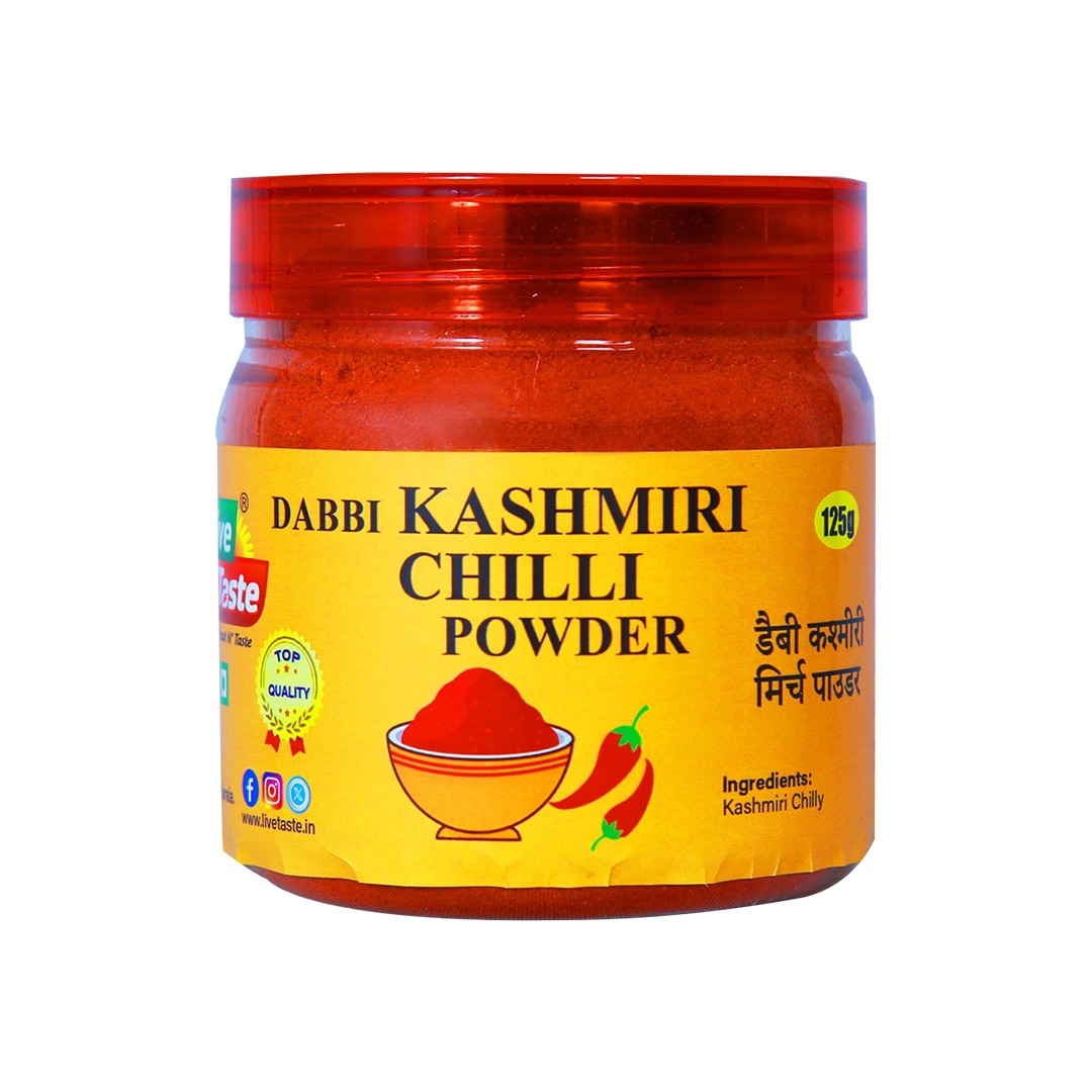 Live Taste Dabbi Kashmiri Chilli 125g