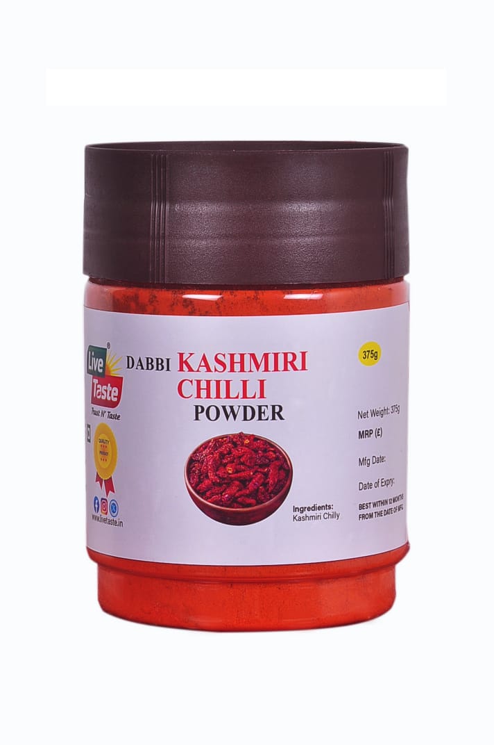 Live Taste Dabbi Kashmiri Chilli 375g